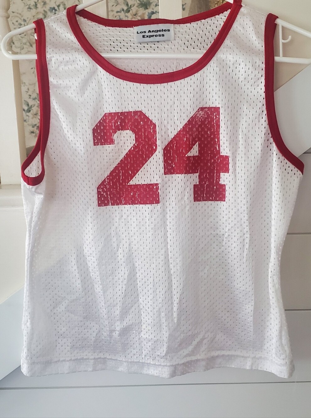 White Mesh #24 Jersey